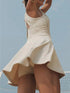 'Lyra' V-Neck Unitard Lined Active Dress - Celes Fashion